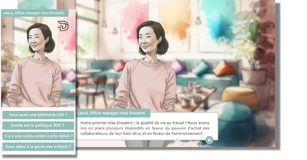 Ce Visual Novel a été réalisé dans un style aquarelle et illustratif